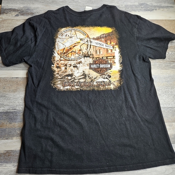Harley Davidson Motorcycles Men's XL Stockyards Fort Worth, TX - Picture 4 of 9